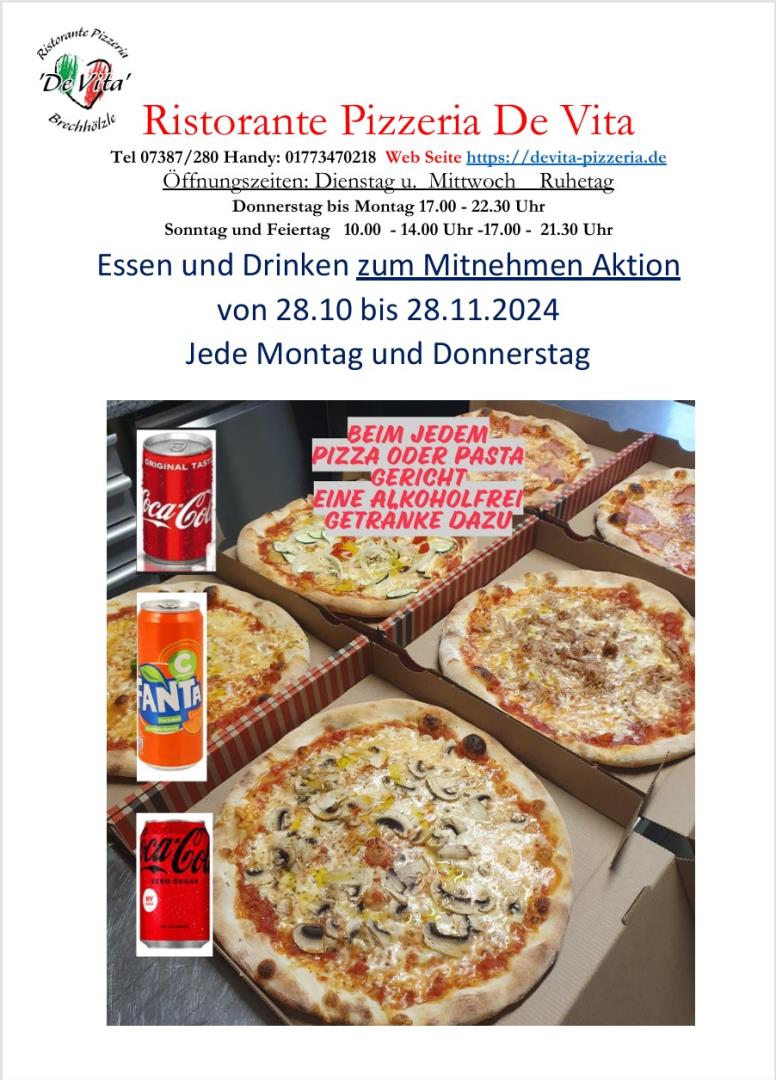 Essen Drinken Aktion 28.10 - 28.11.2024